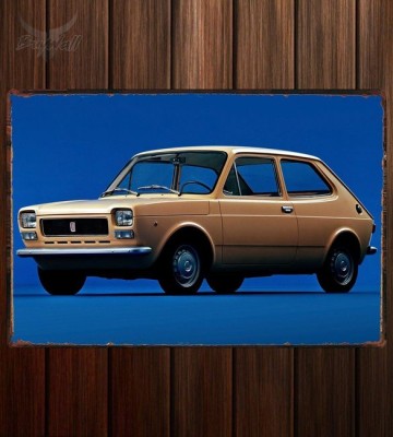 Металлическая табличка Fiat 127